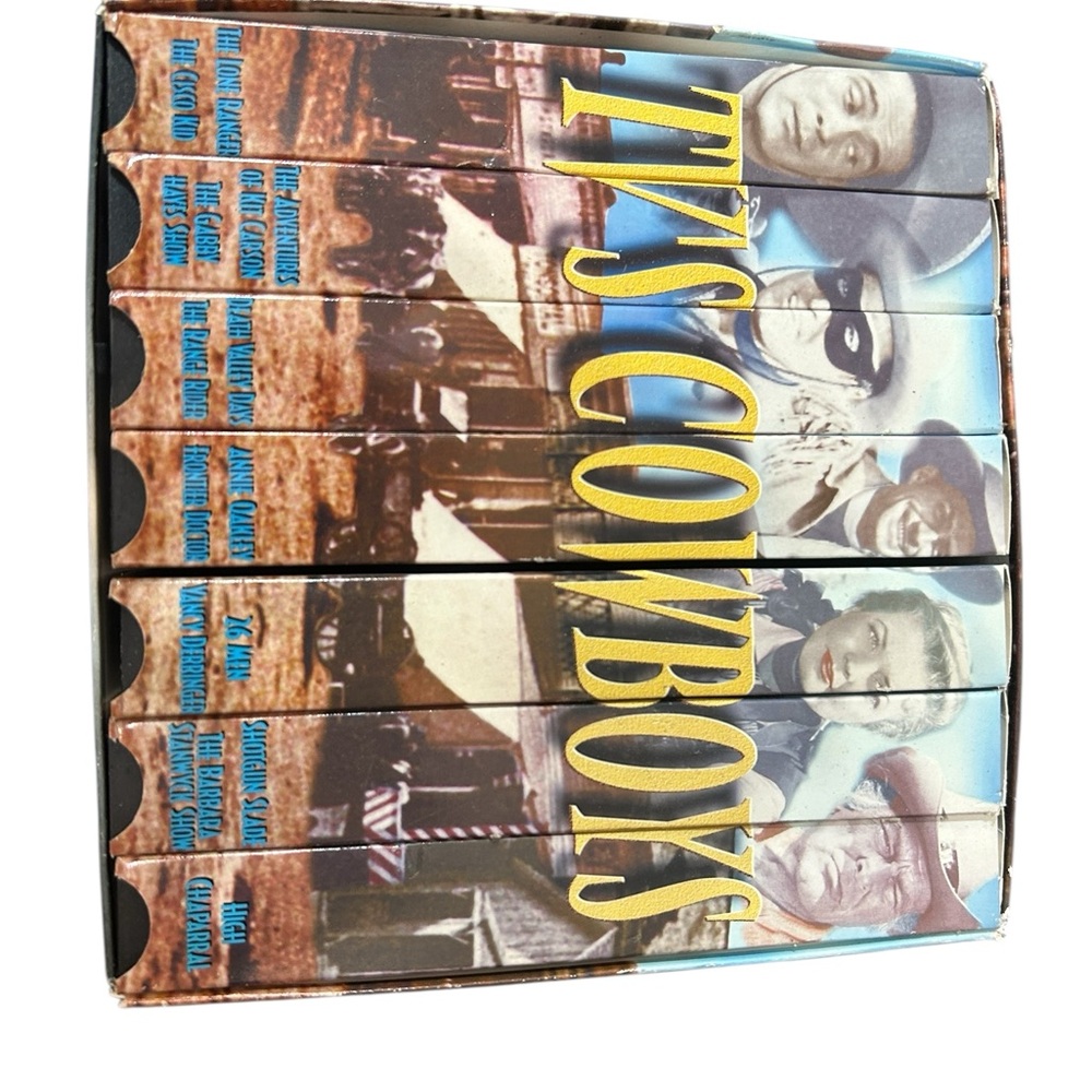 TV’s Cowboys VHS 7-Tape Box Set (1997 Marathon Music & Video) – Western Classics